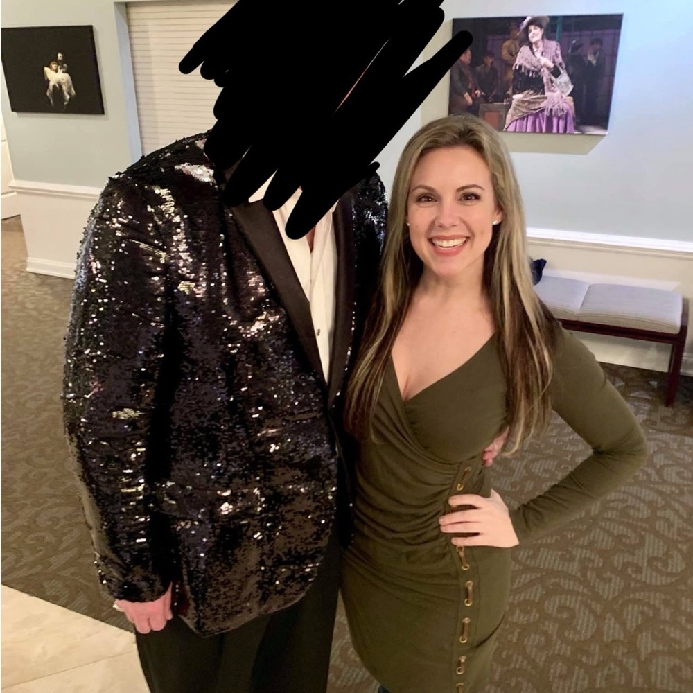 Olive Wrap Green Dress